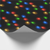 クリスマスライト ラッピングペーパー (角)