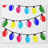 クリスマスライト ラッピングペーパー (フラット)