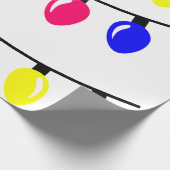 クリスマスライト ラッピングペーパー (角)