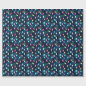 クリスマスライト – ラッピング紙 ラッピングペーパー (フラット)