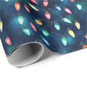 クリスマスライト – ラッピング紙 ラッピングペーパー (ロールコーナー)