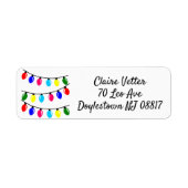 クリスマスライト ラベル (正面)