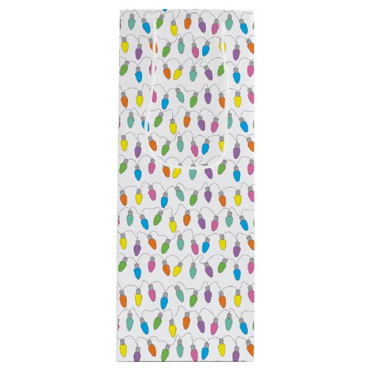 クリスマスライト ワインギフトバッグ (正面)