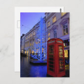 クリスマスライト、南モルトンセントロンドンポストカード ポストカード (正面/裏面)