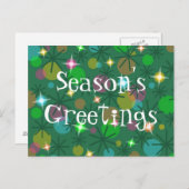 クリスマスライト「季節の挨拶」はがき シーズンポストカード (正面/裏面)