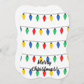 クリスマスライト 招待状 (正面/裏面)