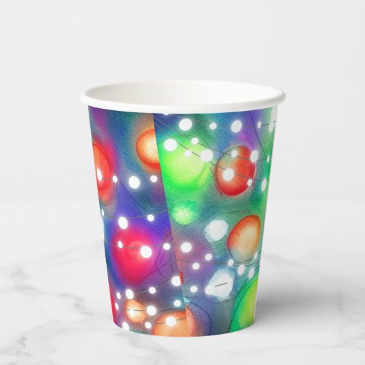 クリスマスライト 紙コップ (裏面)