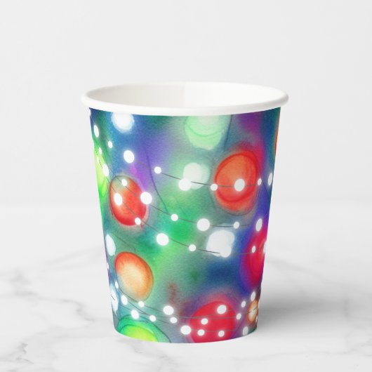クリスマスライト 紙コップ (左)