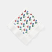 クリスマスライト 縁ありカクテルナプキン (角)