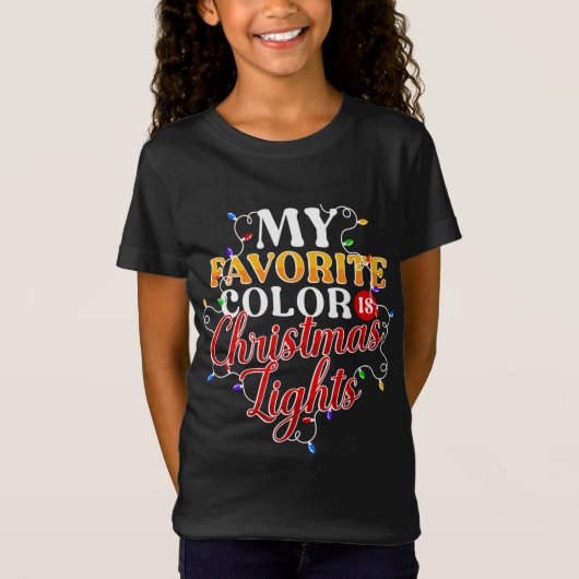 クリスマスライト Tシャツ (正面)