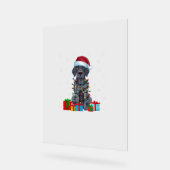 クリスマスライトSanta German Shorthaired Pointer Dog C アクリルサイン (傾斜)