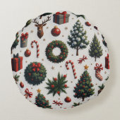 クリスマスラウンドクッション ラウンドクッション (裏面)