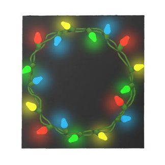 クリスマスラウンドライト ノートパッド