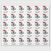 クリスマスラクロス棒 ラッピングペーパー (フラット)