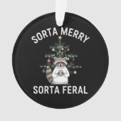 クリスマスラクーンソルタソメリールタフェラルクリスマス オーナメント (正面)