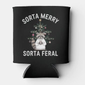 クリスマスラクーンソルタソメリールタフェラルクリスマス 缶クーラー (正面)