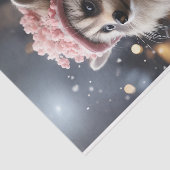 クリスマスラクーンピンクジャケットL.直面するデコページ 薄葉紙 (詳細)