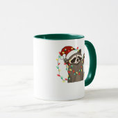 クリスマスラクーンホットココ マグカップ (正面右)