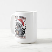 クリスマスラクーン私はフェラルGagギフトされている コーヒーマグカップ (正面左)