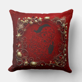 クリスマスラグジュアリーリッチな質感メリークリスマス クッション