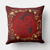 クリスマスラグジュアリーリッチな質感メリークリスマス クッション (裏面)