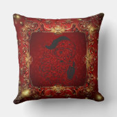 クリスマスラグジュアリーリッチな質感メリークリスマス クッション (裏面)