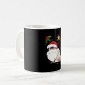 クリスマスラグドール猫 コーヒーマグカップ (正面左)