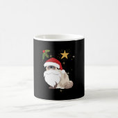 クリスマスラグドール猫 コーヒーマグカップ (中央)