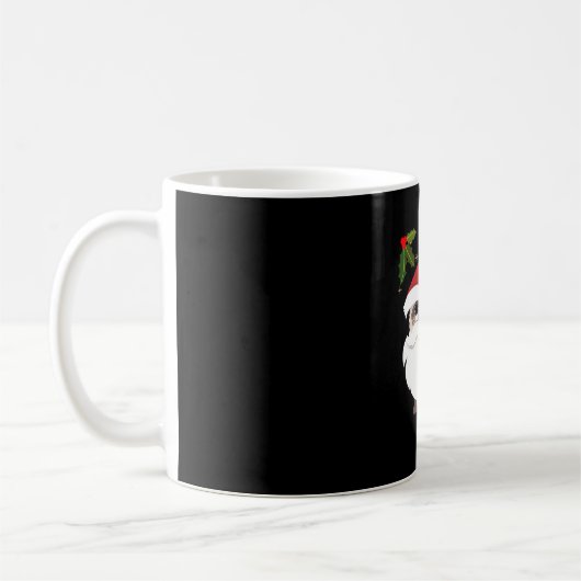 クリスマスラグドール猫 コーヒーマグカップ (左)
