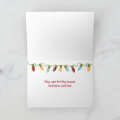 クリスマスラグドール猫 シーズンカード (内部)