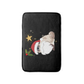 クリスマスラグドール猫 バスマット (正面縦)