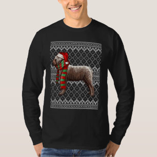 クリスマスラゴッティロマグノリサンタクロウスハット醜いキリスト Tシャツ