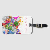 クリスマスラッゲージタグハッピー格言パーティー ラゲッジタグ (正面横)