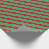 クリスマスラッストライプのピング紙 ラッピングペーパー (角)
