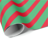 クリスマスラッストライプのピング紙 ラッピングペーパー (ロールコーナー)