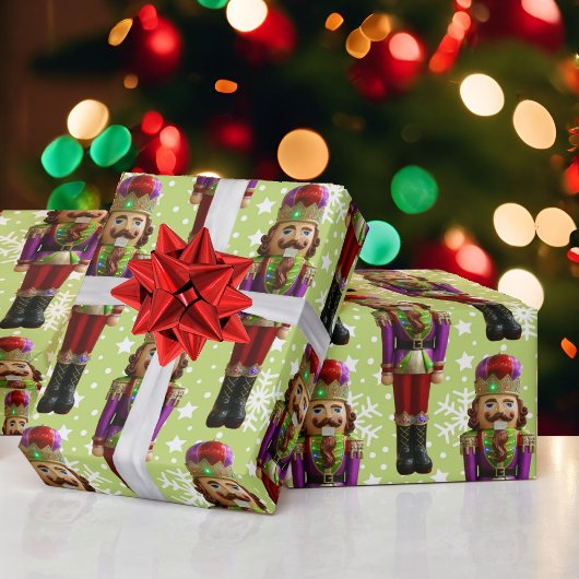 クリスマスラッピング用のくるみカラフルクラッカー紙 ラッピングペーパー