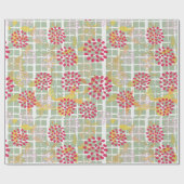 クリスマスラッピング用の花火紙 ラッピングペーパー (フラット)