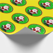 クリスマスラッピング紙まで開かない ラッピングペーパー (角)