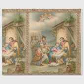 クリスマスラッピング紙イエス ラッピングペーパー (フラット)