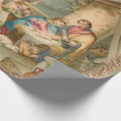 クリスマスラッピング紙イエス ラッピングペーパー (角)