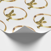 クリスマスラッピング紙エンジェル ラッピングペーパー (角)