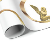 クリスマスラッピング紙エンジェル ラッピングペーパー (ロールコーナー)