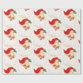 クリスマスラッピング紙サンタ ラッピングペーパー (フラット)