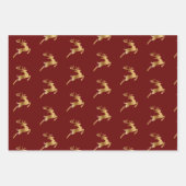 クリスマスラッピング紙シーツ – 伝統 ラッピングペーパーシート (正面3)