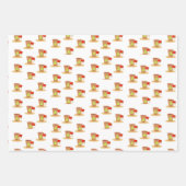 クリスマスラッピング紙シートペリカン ラッピングペーパーシート (正面3)