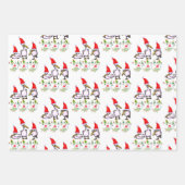 クリスマスラッピング紙シートペリカン ラッピングペーパーシート (正面2)