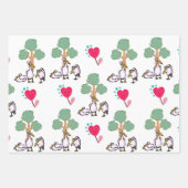 クリスマスラッピング紙シートペリカン ラッピングペーパーシート (正面)