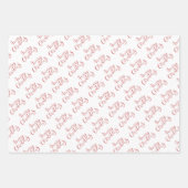 クリスマスラッピング紙シート ラッピングペーパーシート (正面2)