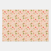 クリスマスラッピング紙シート ラッピングペーパーシート (正面3)