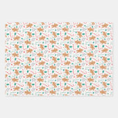 クリスマスラッピング紙シート ラッピングペーパーシート (正面)